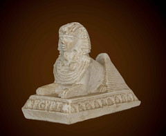 Ancient Egyptian Sphinx Statue Rare Pharaonic Pyramid Stone Guardian Artifact BC