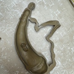 Vintage Sexton Wall Art Americana Decor Powder Horn Casted Metal Country Decor