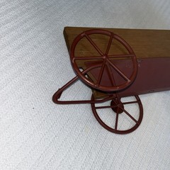 Vintage Home Interiors Decor Wood Wagon Country Cottage Farmhouse Wall Pocket