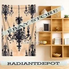 Gothic Candle Chandelier Tapestry black chandelier gothic home decor victorian 3