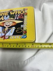 Vtg 90s Mary Engelbreit Tin Collectible SHE WHO LAUGHS LAST JCPenney Exclusive