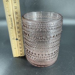 D&V By Fortessa Jupiter Double Old Fashion Glass 10oz Tumbler Set 2 Tumblers VTG