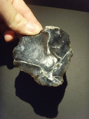 Lower Paleolithic – Fine Acheulean semi-discoid scraper. c.450,000 BP.