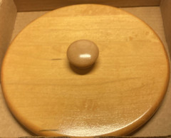 Longaberger WoodCrafts Lid-7″ Measuring/Medium Fruit Basket-Classic-NIB!!!