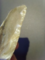 Lower Paleolithic – Fine Acheulean elongated scraper. c.450,000 BP.