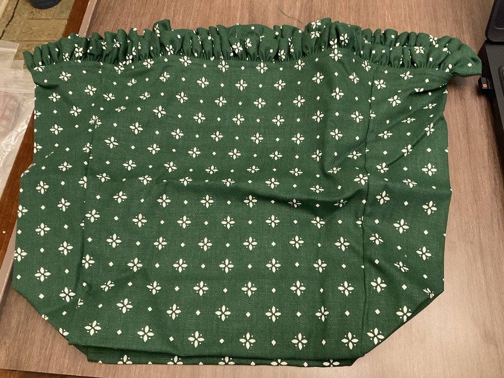 Longaberger Mail Basket Liner Only Heritage Green Brand New Green Mail Basket