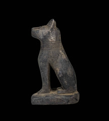 Ancient Egyptian Bastet Cat Statue Rare Pharaonic Stone Goddess Deity Artifact
