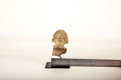 Rare PreColumbian Tumaco Carved Clay Heads and Figures Collection. 300A.C