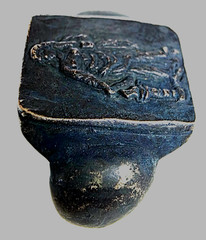 300 BC Ancient Roman Silver Ring Vesta the virgin goddess of hearth home family