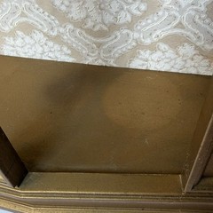 Vintage Syroco Hollywood Regency Ornate Gold Curio Wall Display Shelf