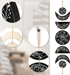 Boho Wall Decoration Moon Phases Wall Art Stars Moon Decoration Minimalist Room