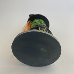 Halloween Bobble Head Figurine Witch Figurine & Cauldron Brew Pot Decor