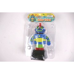NEW Solar Powered Dancing Robot Bobble Head Dancer Cute Fun TOY Collectible Blue