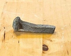 Antique Roman Iron Shipbuilding Nail Artifact