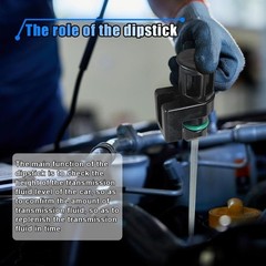 Stainless Steel Transmission Dipstick, 23.74 Inch for CVT Oil Level Measurement