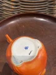 Hummel Goebel West Germany Orange Fish Salt Dish Jam Condiment Dish S1 Goldfish