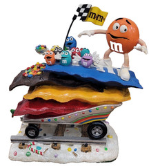 Danbury Mint M&M’s Yuletide Flyer Train Car ORANGE M&M Figurine