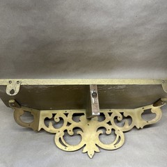 Vintage Syroco 1963 Bed Crown Wall Shelf Gold Ornate Hollywood Regency 21”