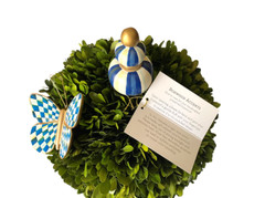 MacKenzie-Childs Royal Check Real Tree Architect’s Centerpiece Medium New, Box