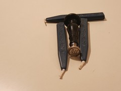 Vintage Stamp W Franklin Mint 1970s Sealing Wax Sticks Blue 3x Patent Pending