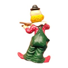 CLOWN PLAYING A VIOLIN 3” FIGURE UNBRANDED