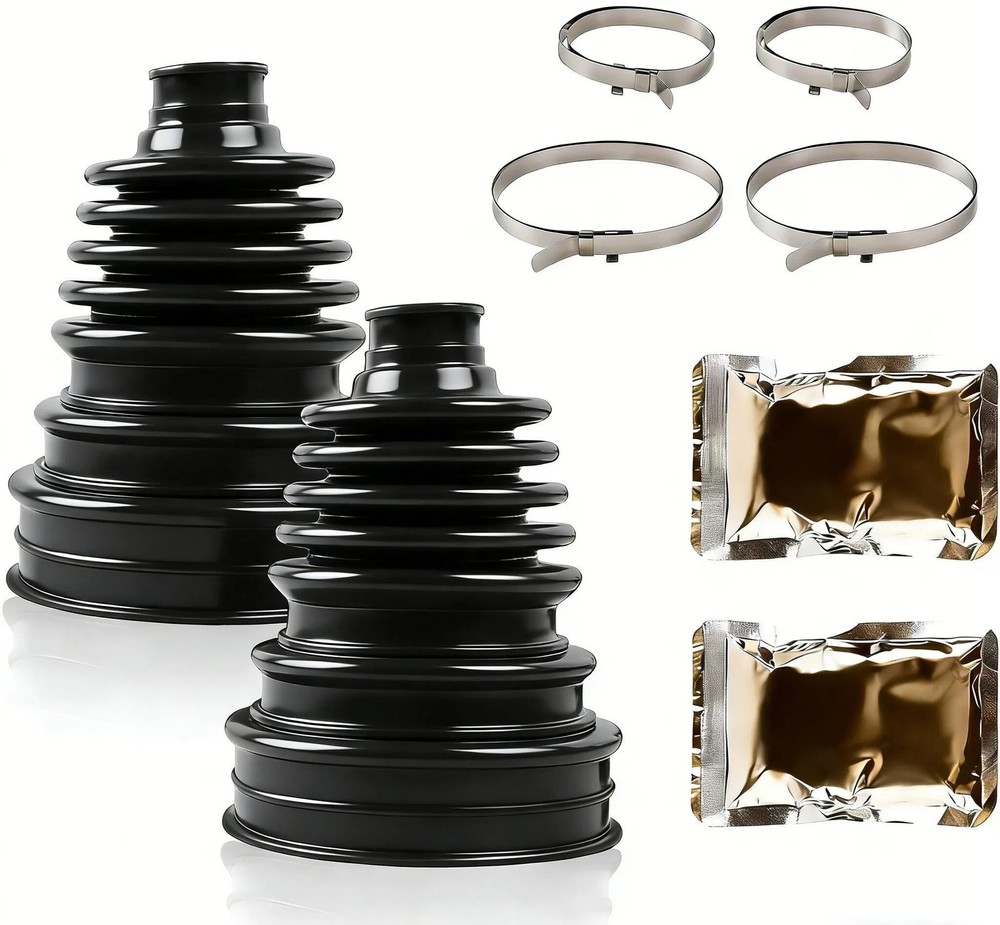 Upgrade CV Axle Boot Kit 2 Pack | HighDurability Neoprene Rubber with Stainl…