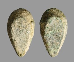 Ancient Judaean Bronze Teardrop Commercial Weight – Biblical Iron Age – 8.78gram