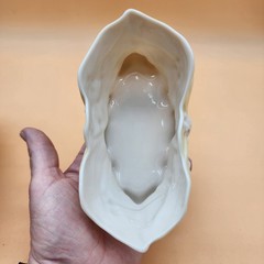 Vintage Belleek “Lilly of the Valley” Luster Trinket Dish Bowl, 7th Mark