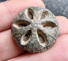 Medieval Lead Button Metal Detecting Find Antique 25mm 16.05g