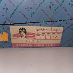 Vintage Madame Alexander 8″ GREECE #565″ Doll – With Original Box And Tag