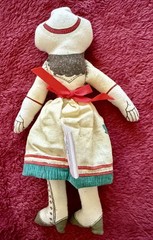1979 Hallmark 7″ Soft Fabric Annie Oakley Doll Series 1 Famous Americans Vintage
