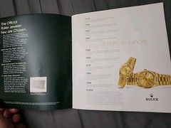 1995 Rolex “The World of Rolex” Catalog Booklet – Swiss Printed- Dealer Copy