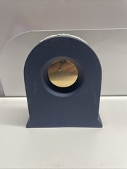 Vtg Wedgwood Jasperware Clock Neoclassical Mantle Desk Dome Blue White As Is