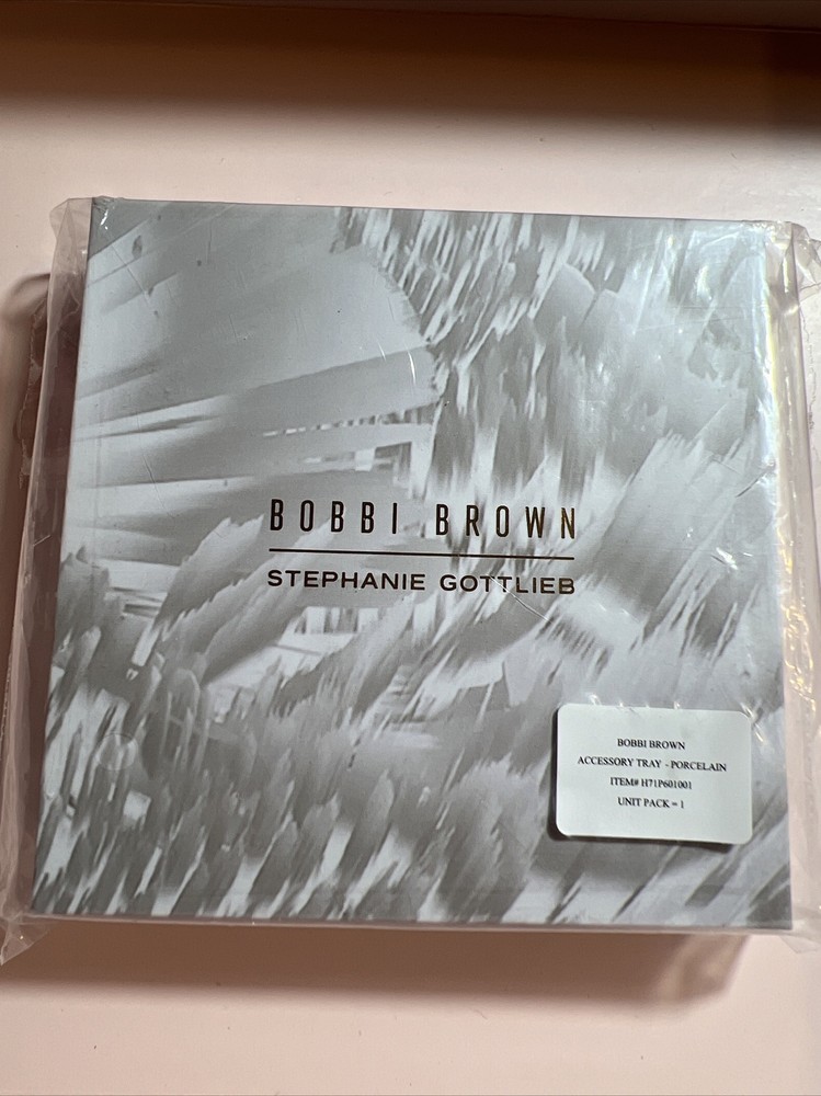 Bobbi Brown x Stephanie Gottlieb Cosmetic Jewelry Trinket Tray Gift Boxed NEW !