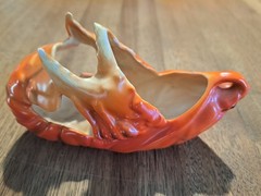 ANTIQUE ROYAL BAYREUTH BAVARIA PORCELAIN LOBSTER 8 PIECE SET