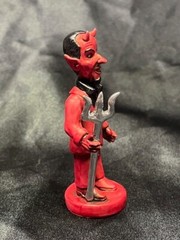 Neil Eyre Halloween Horror Spooky Scary Red Devil Mirror finish Pitchfork