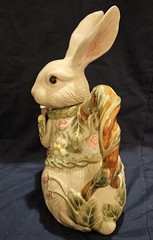 Fitz & Floyd Fauna and Flora 2003 Teapot Rabbit Tea Bunny Spring RARE
