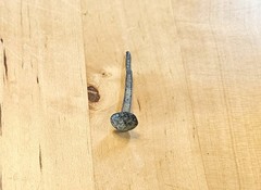 Antique Roman Wrought Iron Nail Artifact 2”