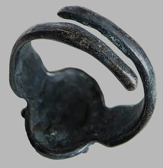 300 BC Ancient Greek Silver Ring Aphrodite goddess love, lust, beauty, pleasure