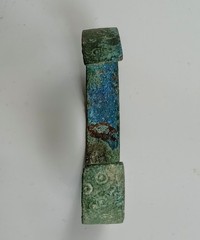SUPERB ANGLO-SAXON COPPER ALLOY PENANNULAR BRACELET RING DOT FOUND BEDFORDSHIRE
