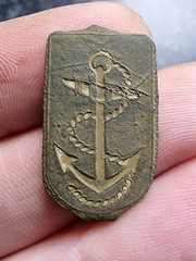 Rev War Royal Navy Anchor Clog Clasp Georgian 18thc Detecting Find Antique