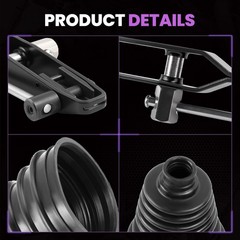 New Upgrade 4PCS Universal CV Axle Boot Repair Kit, Fits 26Mm-34Mm Shafts, 4.92″