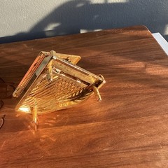 Vintage 24k Gold Plate Austrian Crystal Grand Piano Figure Mascot Intl 1995