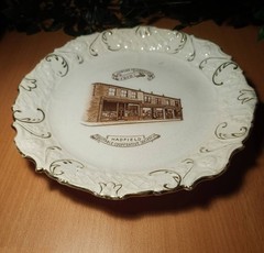 Rare Antique 1910 Hadfield Jubilee Plate Edwardian British Commemorative Ceramic