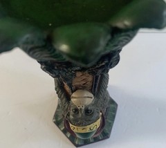 Chinoiserie Monkey Palm Beach Regency Chic Resin Candleholder 2001 CBK LTD 16”