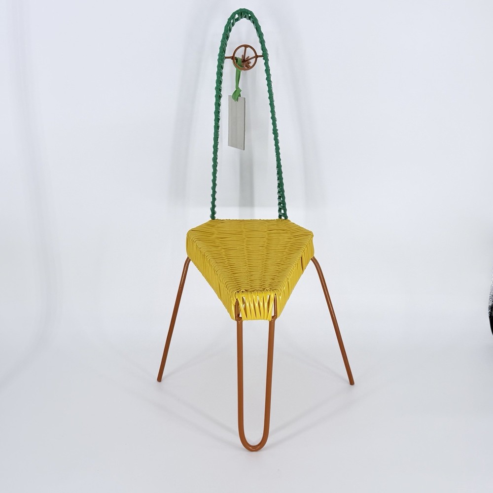 Marni Market Gaming Collection Leaning Chair Yellow Green Metal 2019 NWT Rare