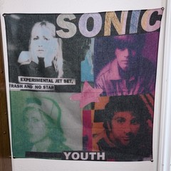 Sonic Youth Pleasures Wall Banner – Experimental Jet Set Cover Tapestry