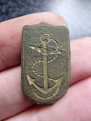 Rev War Royal Navy Anchor Clog Clasp Georgian 18thc Detecting Find Antique