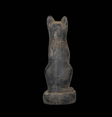 Ancient Egyptian Bastet Cat Statue Rare Pharaonic Stone Goddess Deity Artifact