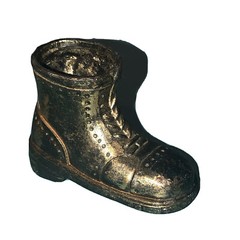 Vintage Metal Figurine #4 Combat Boot Match Holder